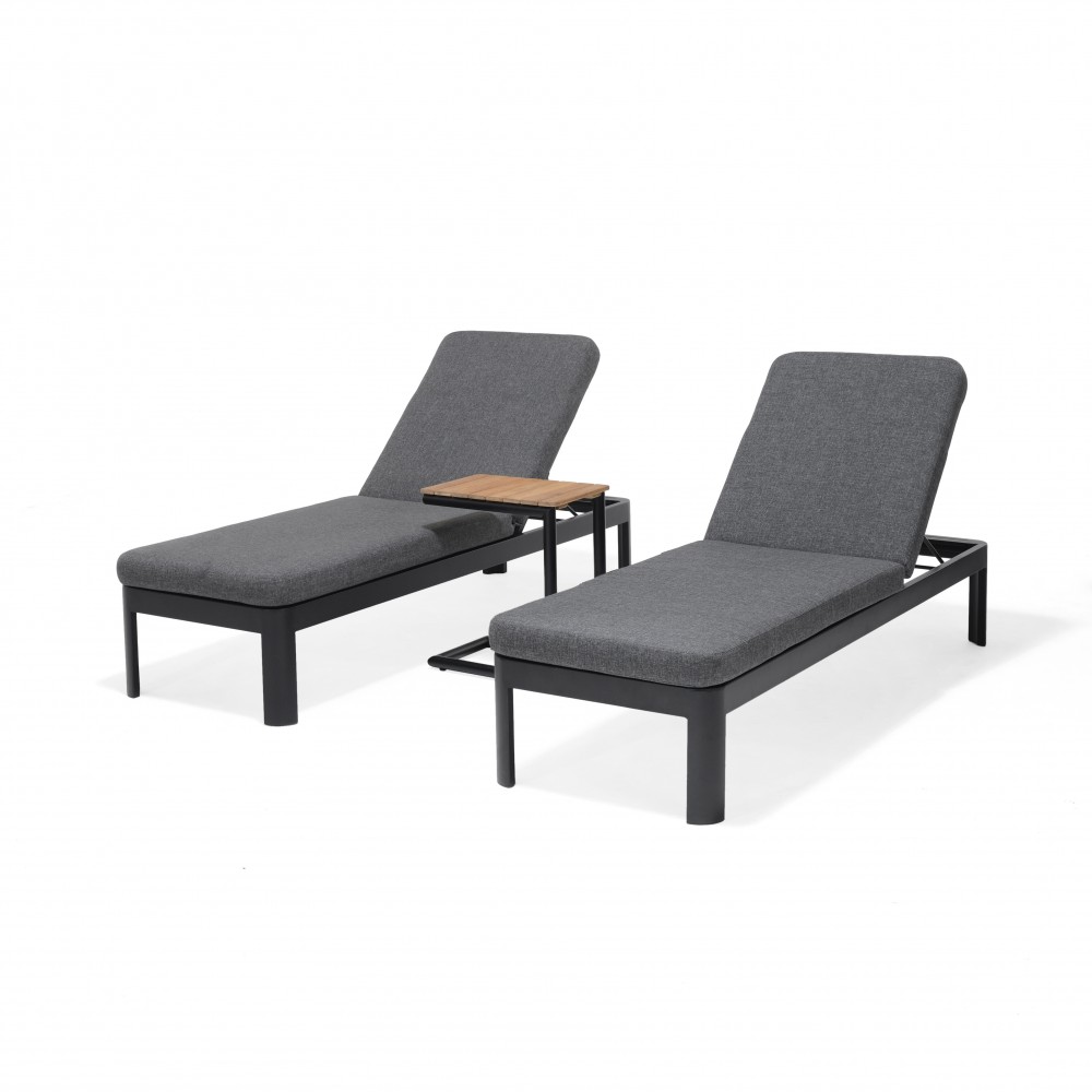 2. Portals sun lounger, wcsh 8824, Portals C-Shape side table 47x30cm, 55h, ALU BMB, WNT MEG 2-2, PN67878D, PN68247C