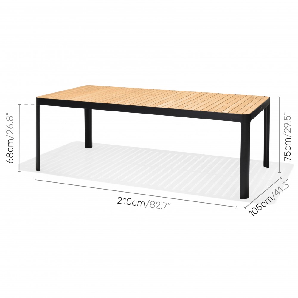 9. PORTALS DINING RECT TABLE 210CM (1)