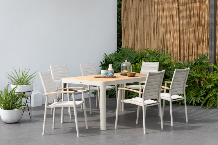 Portals lite 7-piece dining set (light)