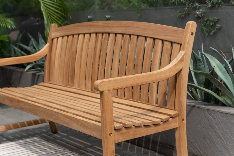 Boma Teak Wood 2-seater bench